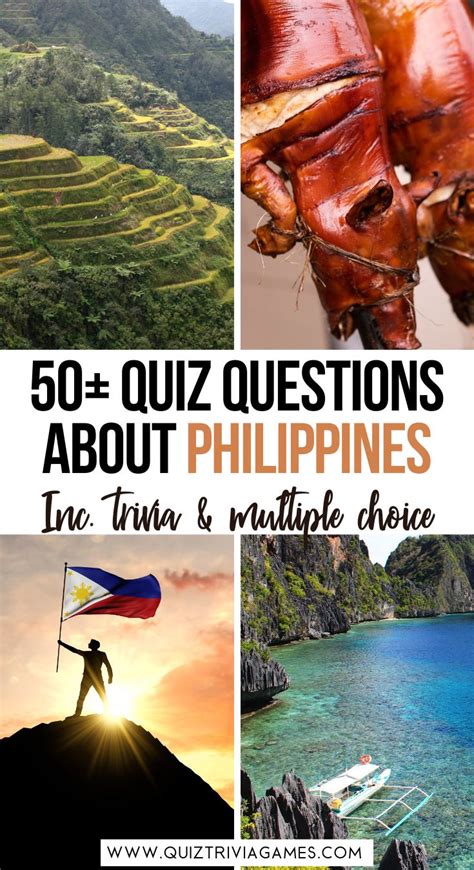 philippine trivia questions|60+ Philippines Quiz Questions And Answers .